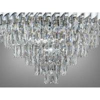 Хрустальная люстра 18 ламп Diasha 9001-800WH+CH