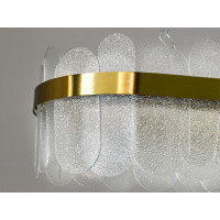 Підвісна кришталева люстра Diasha 803-800x300SGD золото LED 130 Вт Diasha 803/800x300SGD
