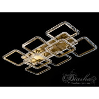 Люстра в зал с пультом 150W Diasha QX2518/6+2LLED 3color dimmer