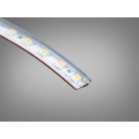 LED стрічка 24в, 120 шт/м, герметична, 8мм, теплий Diasha N24-2835-120-WW-65-8