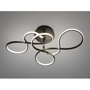 Стельова світлодіодна люстра біла 65 Вт Diasha WG5099/ABK