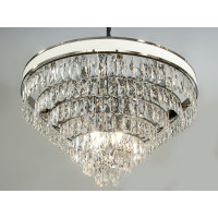 Люстра в зал современная хрустальная Diasha 8028-800HR