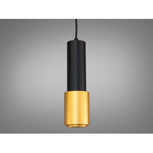 Підвісний світильник чорний GU10 одинарний Diasha QY-H1129B+G-L