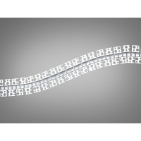 Гнучкий профіль для LED стрічки, накладний Diasha PL-G-1213-3M