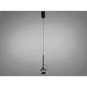 LED підвіс Diasha чорний хром 7Вт CCT вимикач Diasha QY-H1208CH