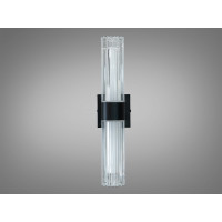 Дизайнерське світлодіодне бра в залу, 5 Вт, чорний Diasha F3018BK