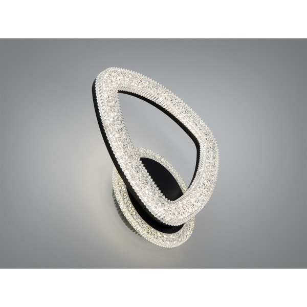 Настінне LED бра Diasha чорне 13W вимикач Diasha 6633/1BK