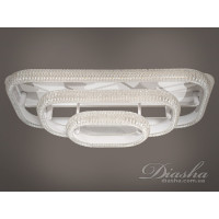 Стельова LED-люстра з диммером і підсвічуванням, 105W Diasha MX66004/3WHLED3colordimmer