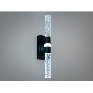 Дизайнерське чорне світлодіодне бра в вітальню, 6 Вт Diasha F3872BK