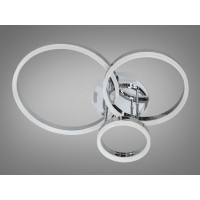 Світлодіодна люстра смарт 8174-3HRLED хром 75Вт з пультом Diasha 8174/3HRLED3colordimmer