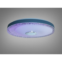 Смарт LED люстра біла 80 Вт RGB з Bluetooth Diasha DB-8308/500RGB+MP3