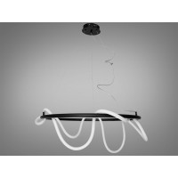 Підвісна LED люстра Шланг з серії "Роуплайт", 48Вт, черная Diasha SY9752-D800BK