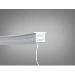 Гнучкий профіль врізний стрічки IP67 білий 9 мм Diasha PLS-1212ENIN