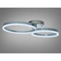 Люстра Diasha кільця матовий хром 50W пульт Diasha 2539NEWHRdimmer