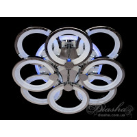 Люстры светодиодные Diasha 8022/4+4HR LED 3color dimmer 