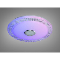 Смарт LED люстра біла 80 Вт RGB з Bluetooth Diasha DB-8307/500RGB+MP3