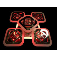 Cветодиодная люстра Linisoln 6009/4+1S CH