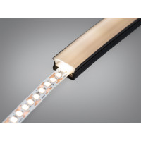 Гнучкий профіль для LED стрічки, накладний Diasha PLS-1510BLACK