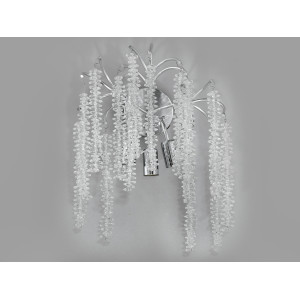 Світильник сателіт до кришталевих люстр "Гліцинія" на 3 лампи, хром Diasha 605-3WCH