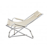 Раскладные стулья шезлонг кресло - качалка LV GP20022109 BEIGE