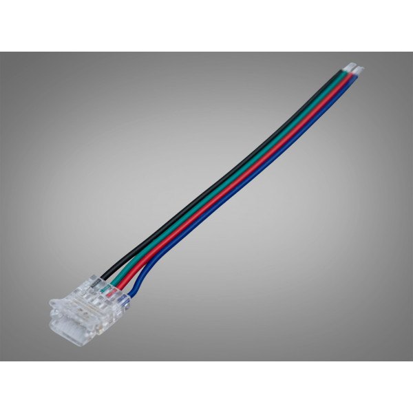 Конектор для RGB стрічки  Diasha PCON4pin/CAB-10mm-clear