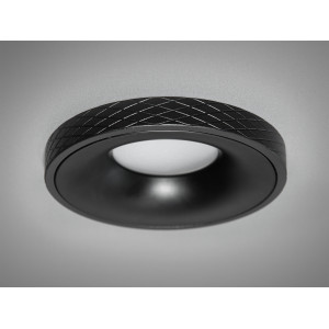Сучасний точковий світильник з алюмінію, чорний Diasha PR-7-BK