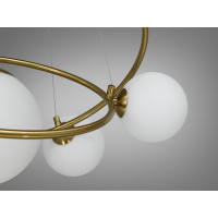 Стильна підвісна люстра в стилі Loft - "Бульбашки", 7 ламп, бронза Diasha LQ7048/7ABR