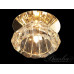 Красивий кришталевий точковий світильник, золотого кольору Diasha F6036FG