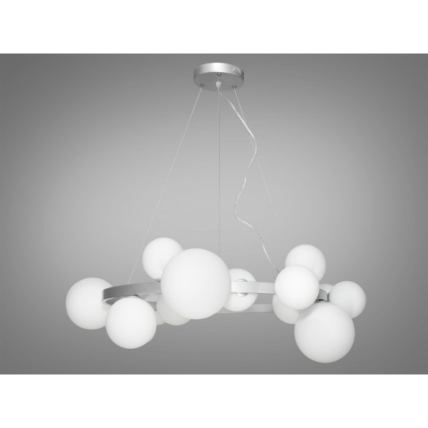 Люстра в стилі Loft - "Бульбашки" на 15 ламп Diasha 1082-15SL+WH Люстра в стилі Loft - "Бульбашки" на 15 ламп Diasha 1082-15SL+WH