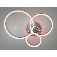 Світлодіодна люстра смарт 8174-3HRLED хром 75Вт з пультом Diasha 8174/3HRLED3colordimmer