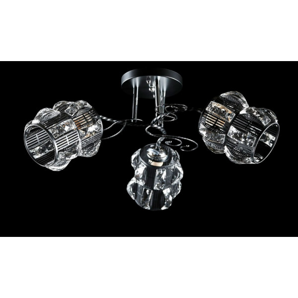 Люстра с плафонами  L9884D/3 (BLK+CR) Splendid-Ray
0260855