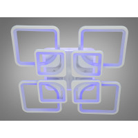 LED люстра с пультом 150W Diasha 8060/4+4WHLED3colordimmer