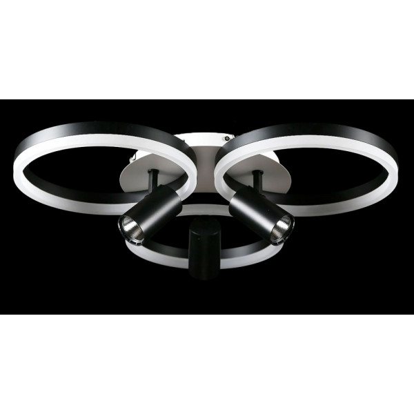 Светодиодная люстра L2466/3+3 LED (WHITE+BLACK) Splendid-Ray
1002570