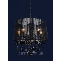 Люстра подвесная абажурная Levistella 7205005BL-5BL BLACK Люстра подвесная абажурная Levistella 7205005BL-5BL BLACK