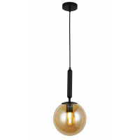 Светильник люстра подвесная в стиле лофт шар Levistella 9163520-1 BK+BR