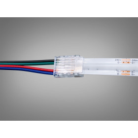 Конектор для RGB стрічки  Diasha PCON4pin/CAB-10mm-COB-clear