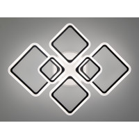 LED люстра смарт світильник з ІЧ пультом та диммером, 110W Diasha A8160/6BKLED3colordimmer