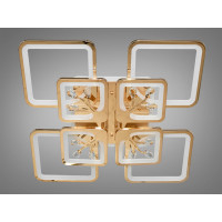 Люстры потолочные светодиодные с пультом управления Diasha 8157/4+4G LED 3color dimmer