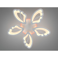 Стельова люстра LED біла 50Вт пульт 3 модулі Diasha 8166/5WHLED3colordimmer