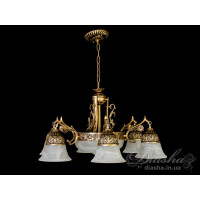 Классическая люстра в зал или большую комнату 8001/6+3