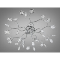 Декоративная люстра в зал 35 лампочки Diasha X890-35CSL