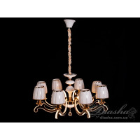 Люстра в зал с подсветкой лед 40W Diasha 8316/8 3000K