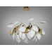 Підвісна люстра керамічні листки золото 6xE14 Diasha 7238-6PRGD