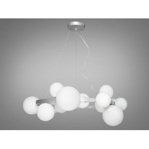 Люстра в стилі Loft - "Бульбашки" на 15 ламп Diasha 1082-15SL+WH