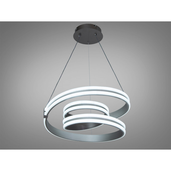 Підвісна LED люстра завитки 125 Вт коричнева Diasha MX78093/1CF