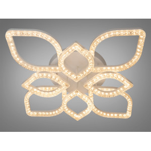 Стельова світлодіодна люстра біла 140 Вт Diasha MX4773/4+4WH