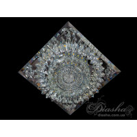 Гармонійно збалансований, солідний кришталевий точковий світильник Diasha 18104WH-B15W