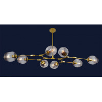 Люстра молекула Levistella 752L7731-8 GD+BK