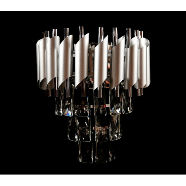 Хрустальная бра B9001-2W (SL+CH) Splendid-Ray
202412