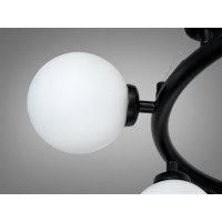 Підвісний світильник Diasha LQ7063 чорний мінімалізм матові плафони Diasha LQ7063/15BK